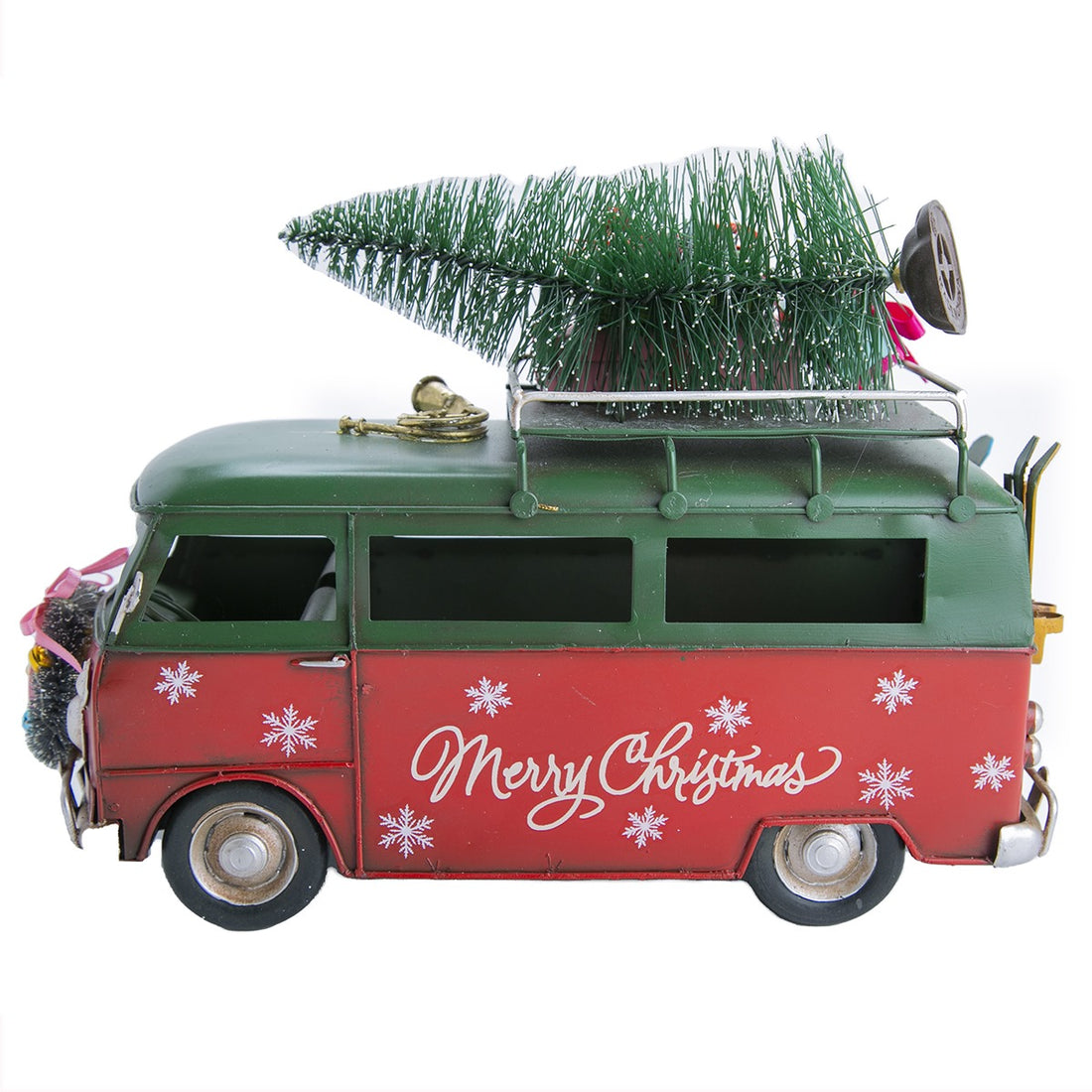 The Elf Hut Combi Verde y Roja Pino