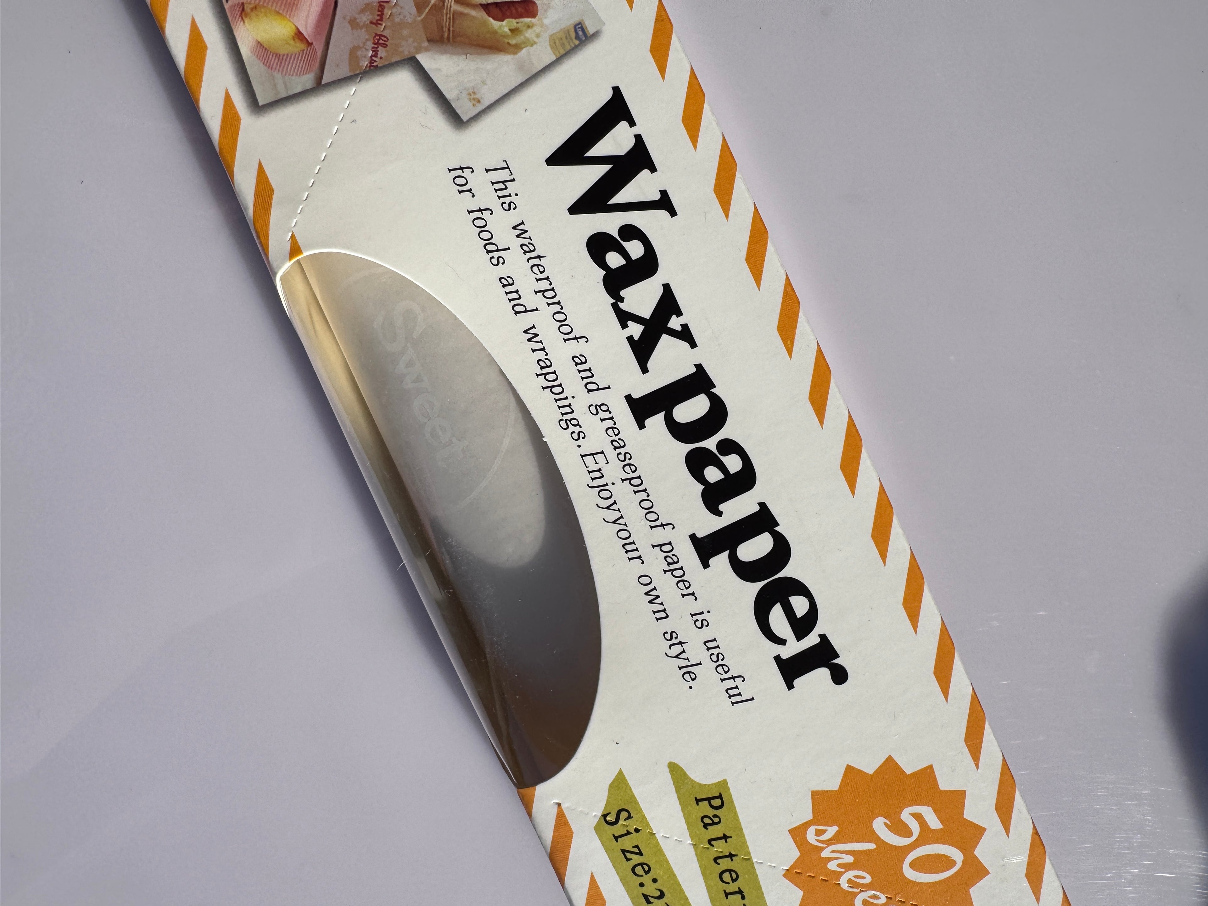 Papel Encerado Wax Paper Marca de Agua