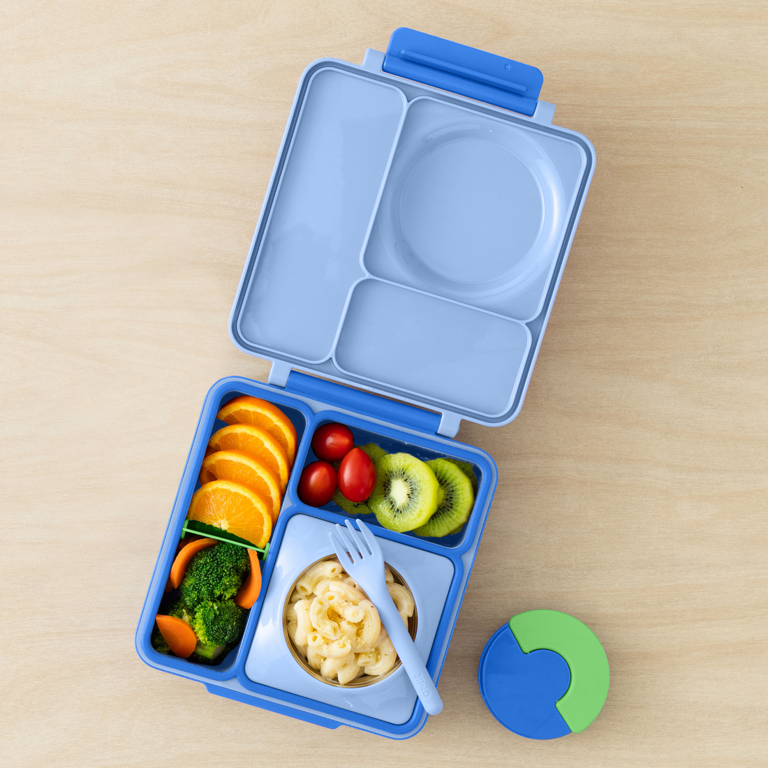 PREVENTA Lonchera Térmica Omiebox Bento Box con Aislamiento Térmico Azul Claro