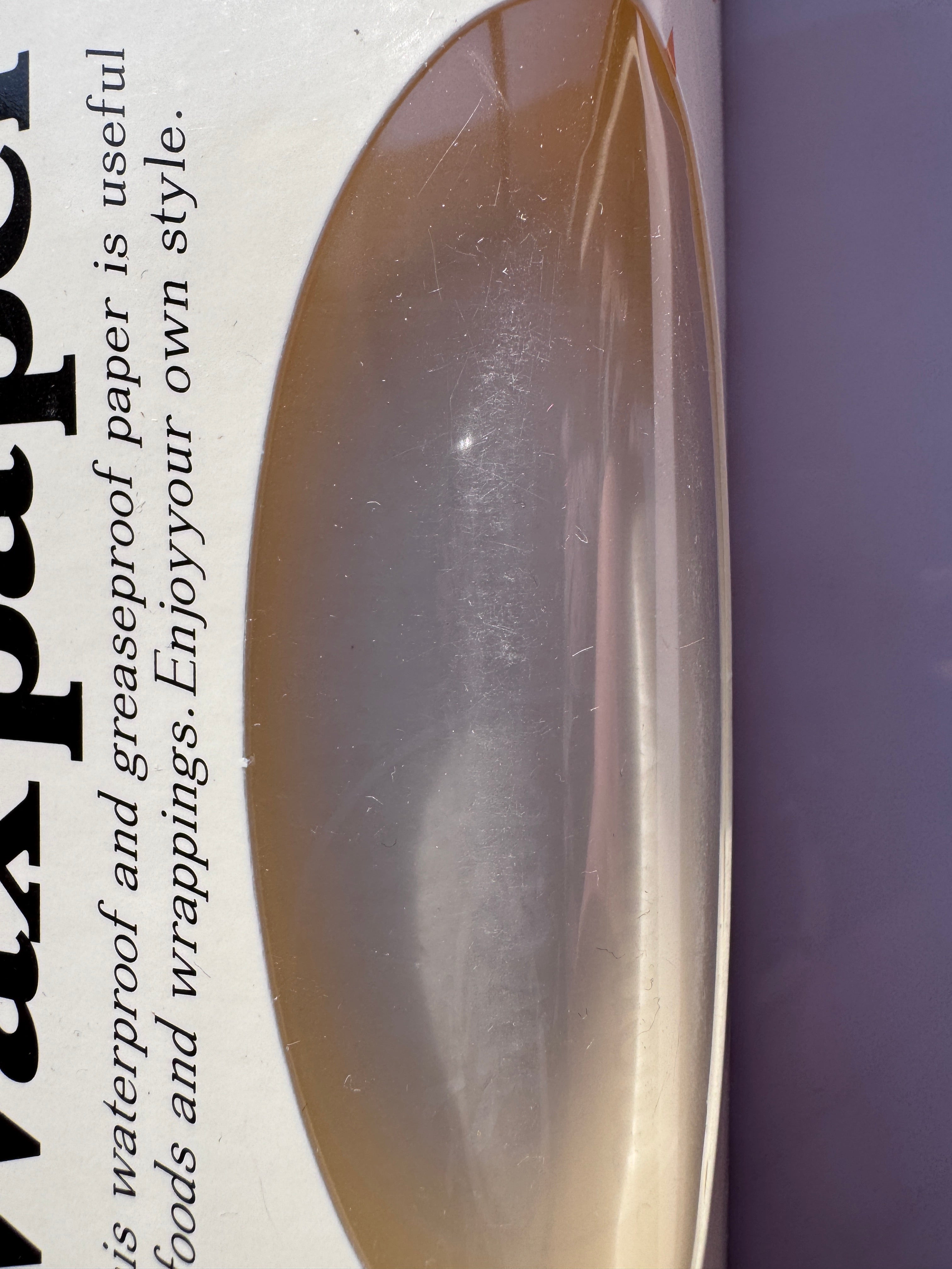 Papel Encerado Wax Paper Marca de Agua