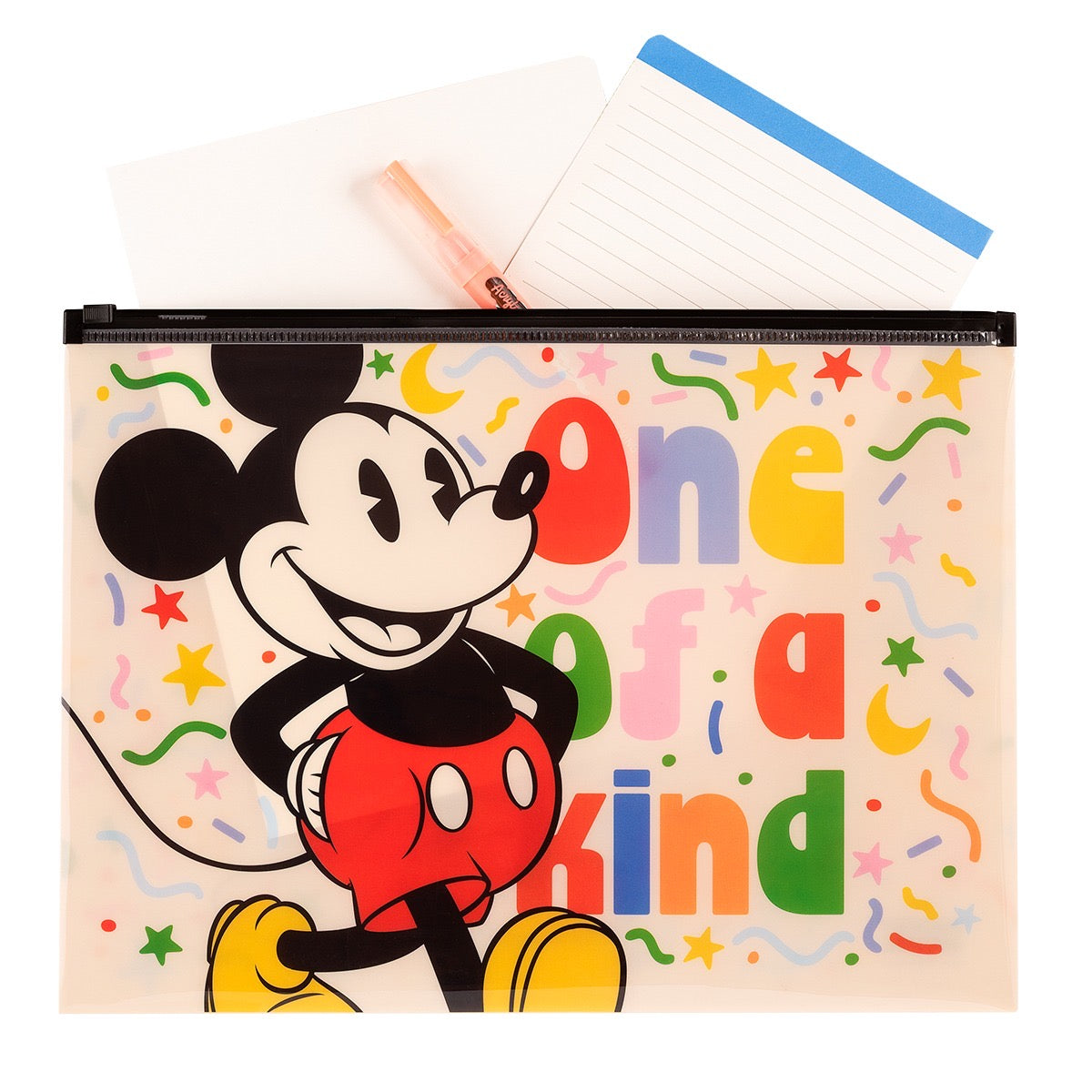 PRETTY NOTES  SOBRE A4 ZIP MICKEY AND FRIENDS