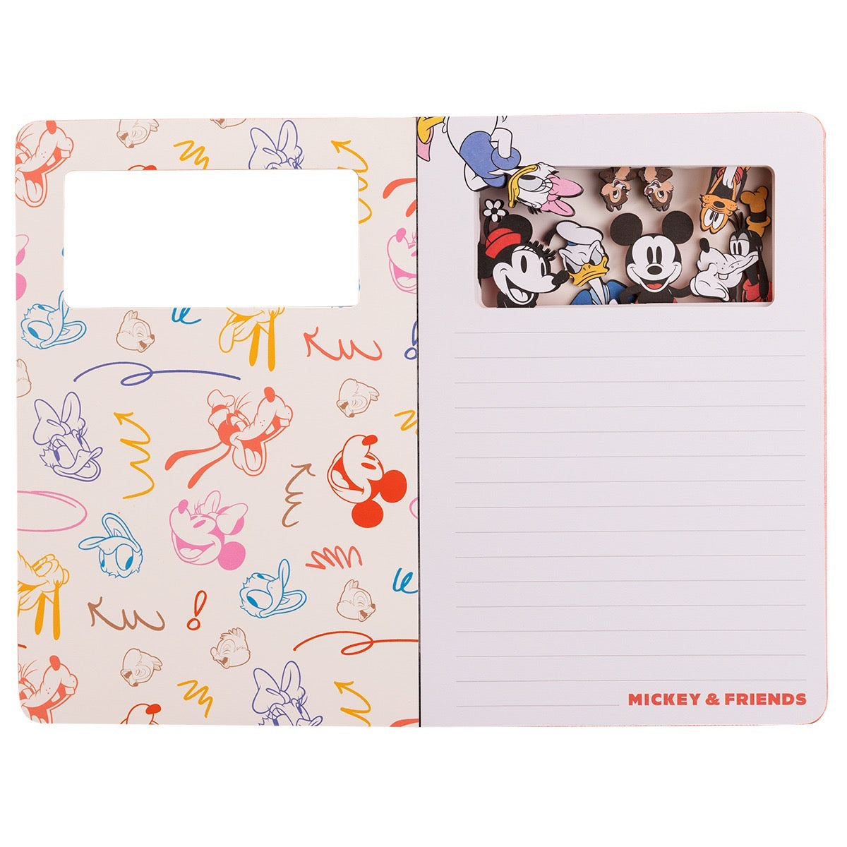 PRETTY NOTES CUADERNO MAGIC LAYERS  MICKEY &amp; FRIENDS