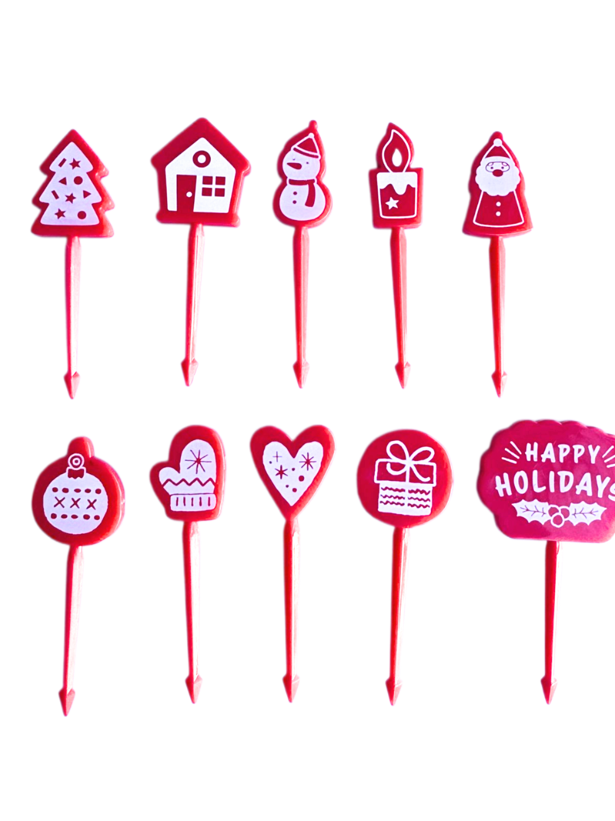 Palillos Navidad Happy Holidays