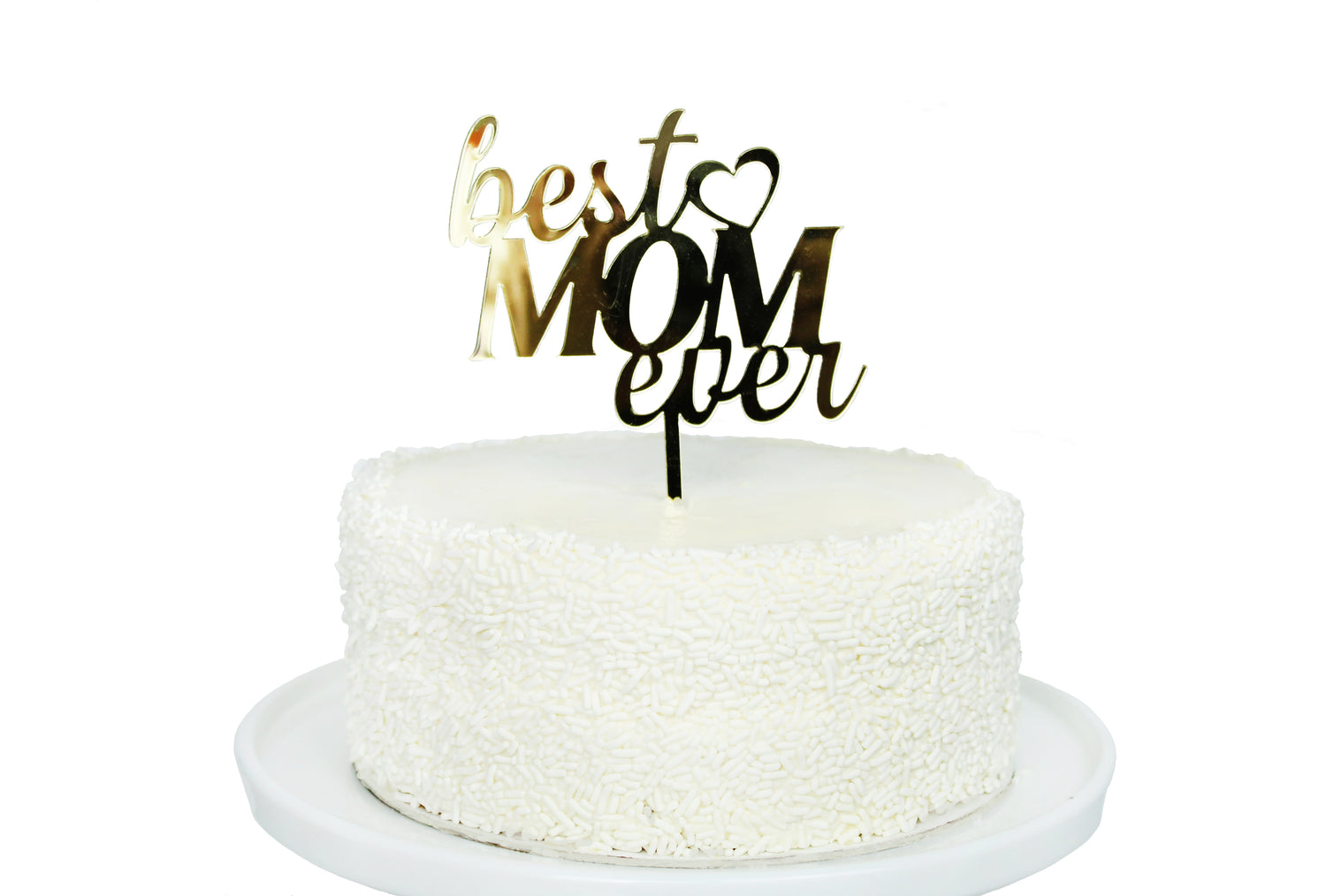 Cake Topper Acrílico Best Mom Ever