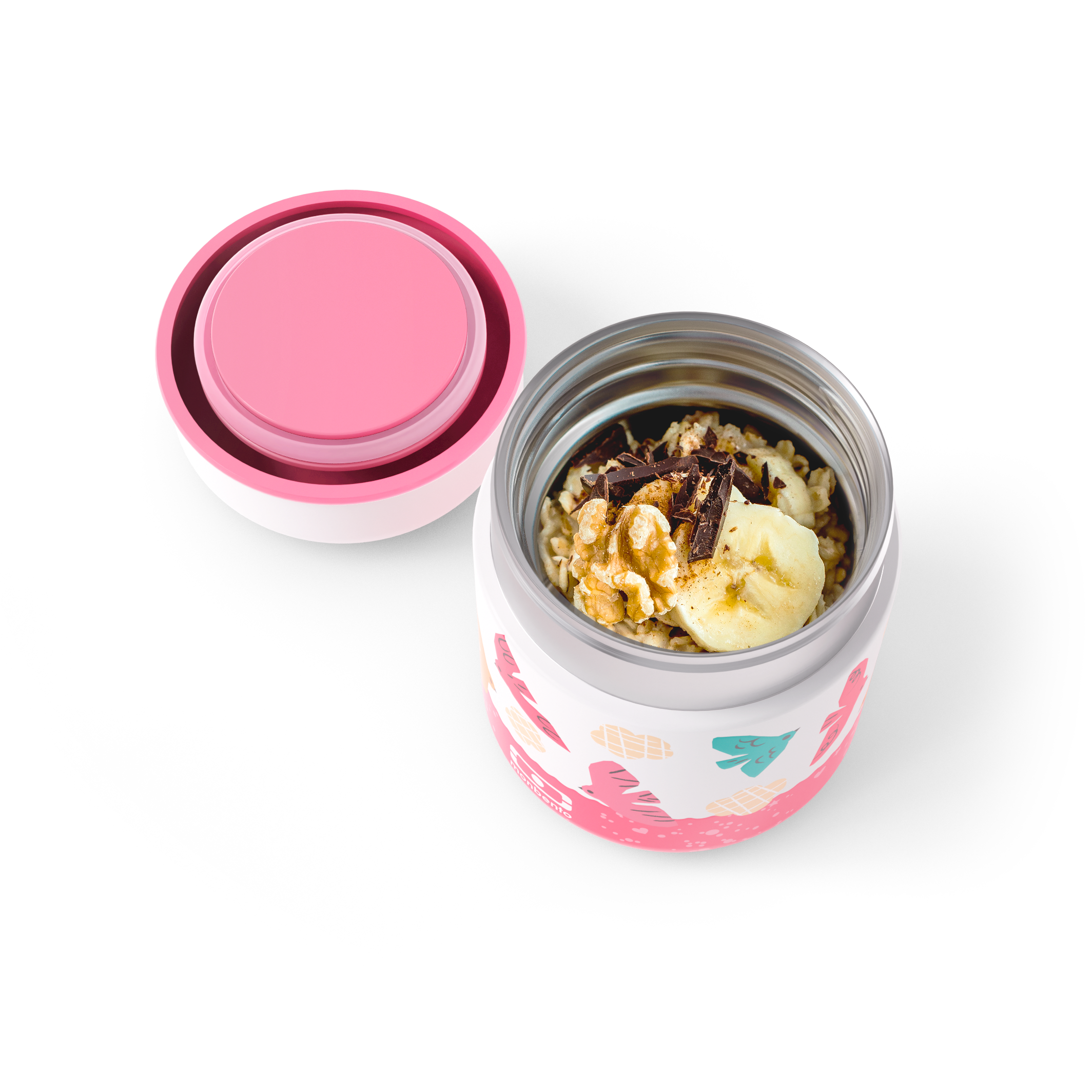 MONBENTO Termo Food Jar 280 ml Kids Aves