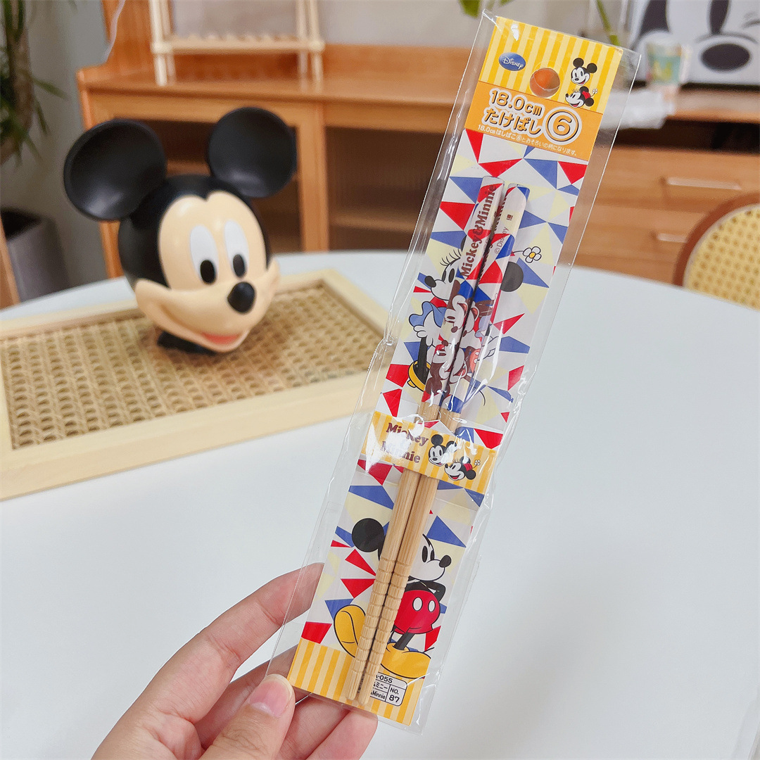 Palillos Chinos - Chopsticks Minnie y Mickey Mouse 18 cm