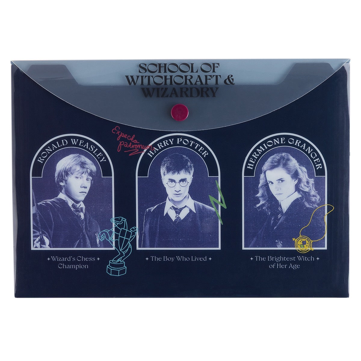 PRETTY NOTES  Sobre con boton A5 Harry Potter