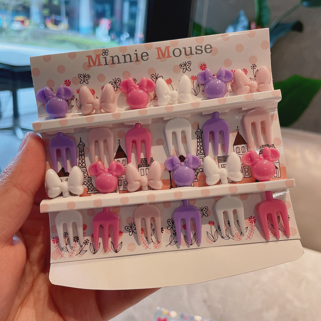 Mini Tenedores Minnie Mouse