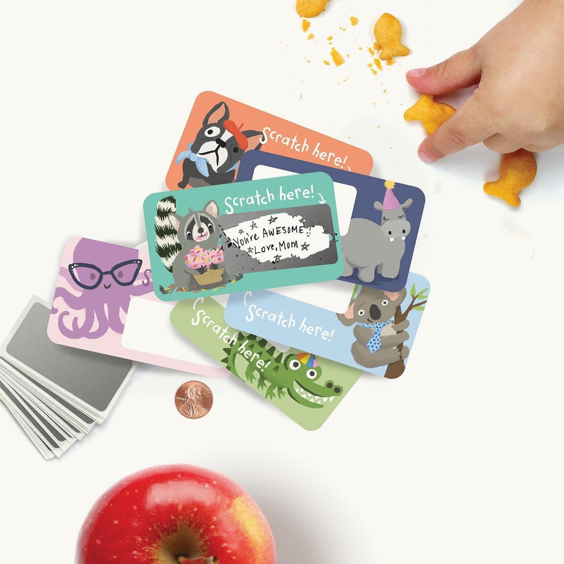 Tarjetas Lunchbox Inklings Animales 24 piezas