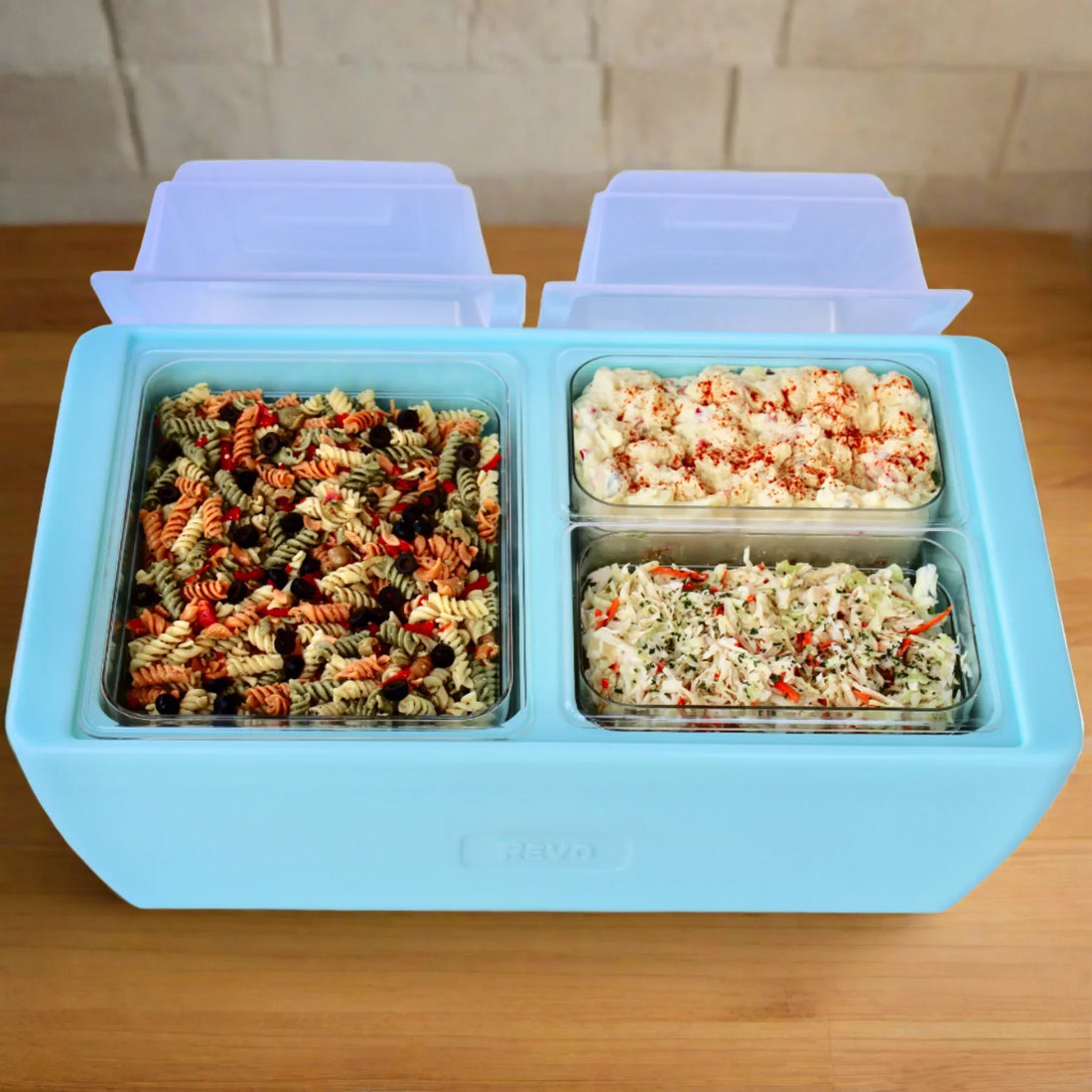 Pre Order - Revo Dubler Heater Flameless Chafer and Cooler Azul