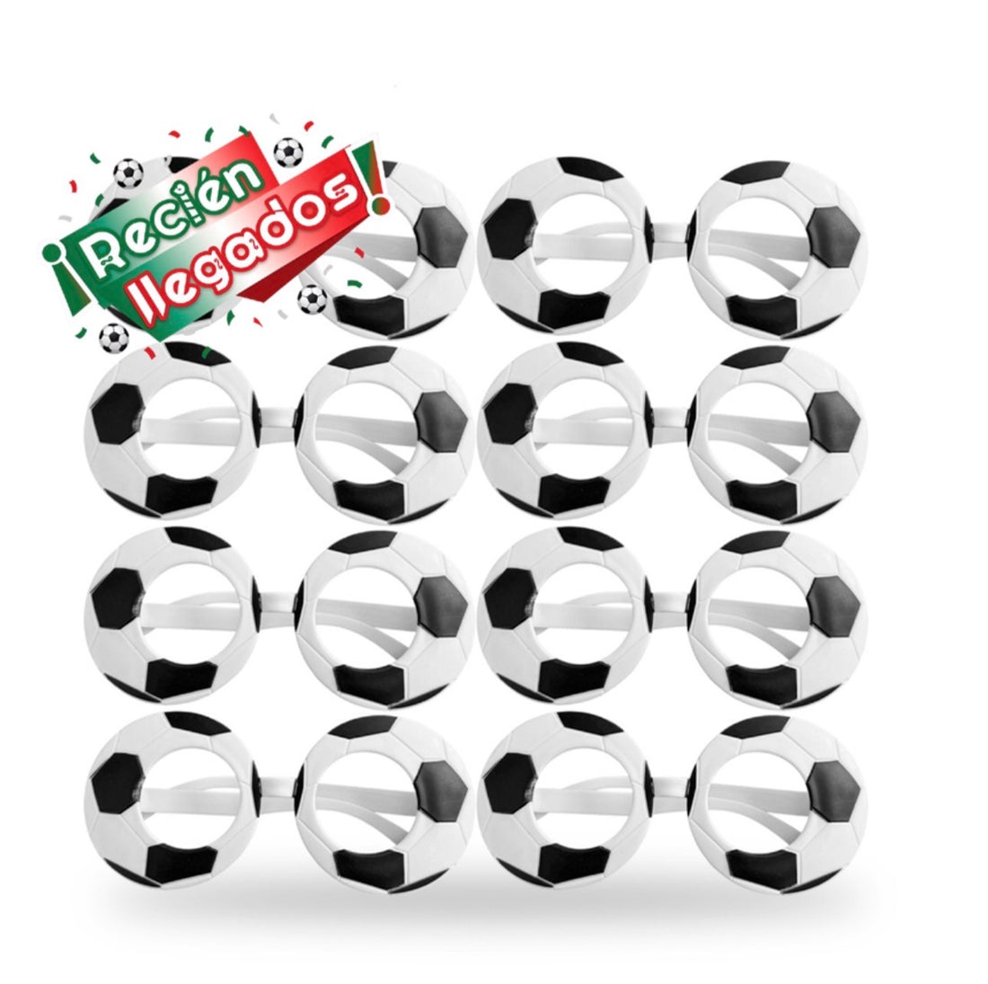 Mundial Lentes Balones 8 piezas