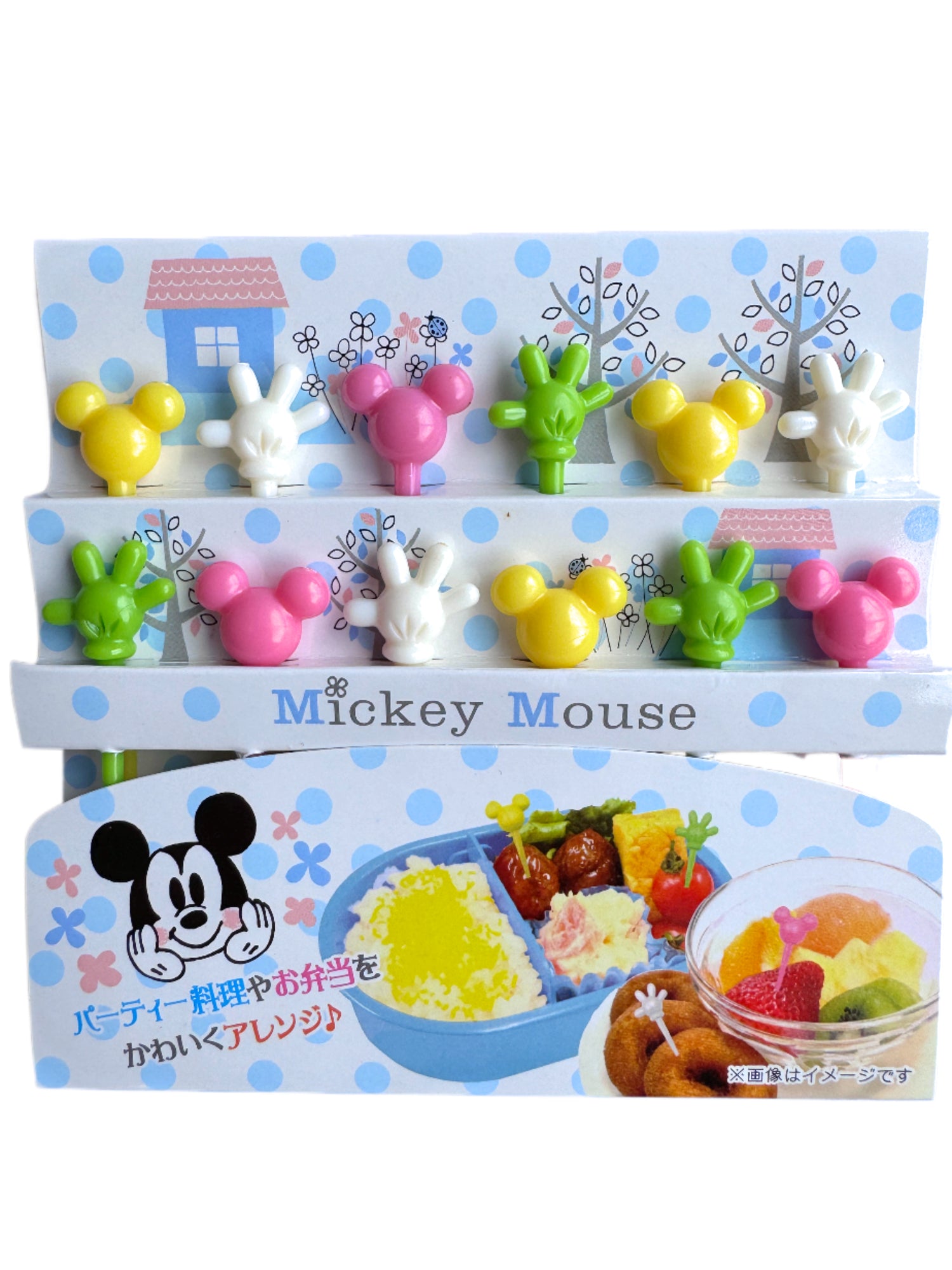 Disney Palillos Mickey Mouse y Minnie Verde Rosa