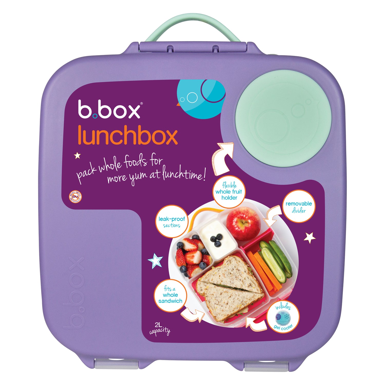 BBox Lonchera Lunchbox Lilac Pop