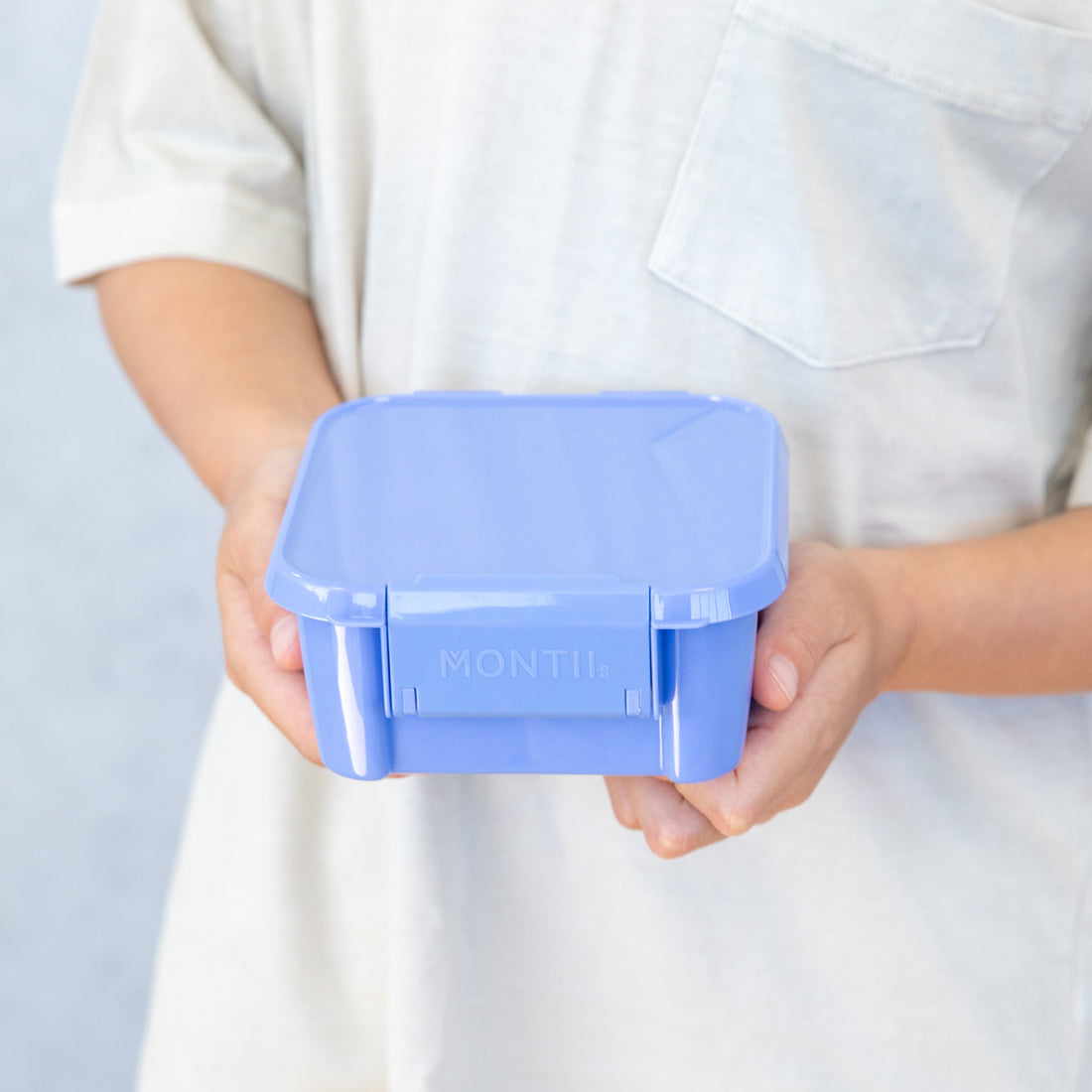 Lonchera MONTII Lunch Box Bento Two Kids Azul Splash