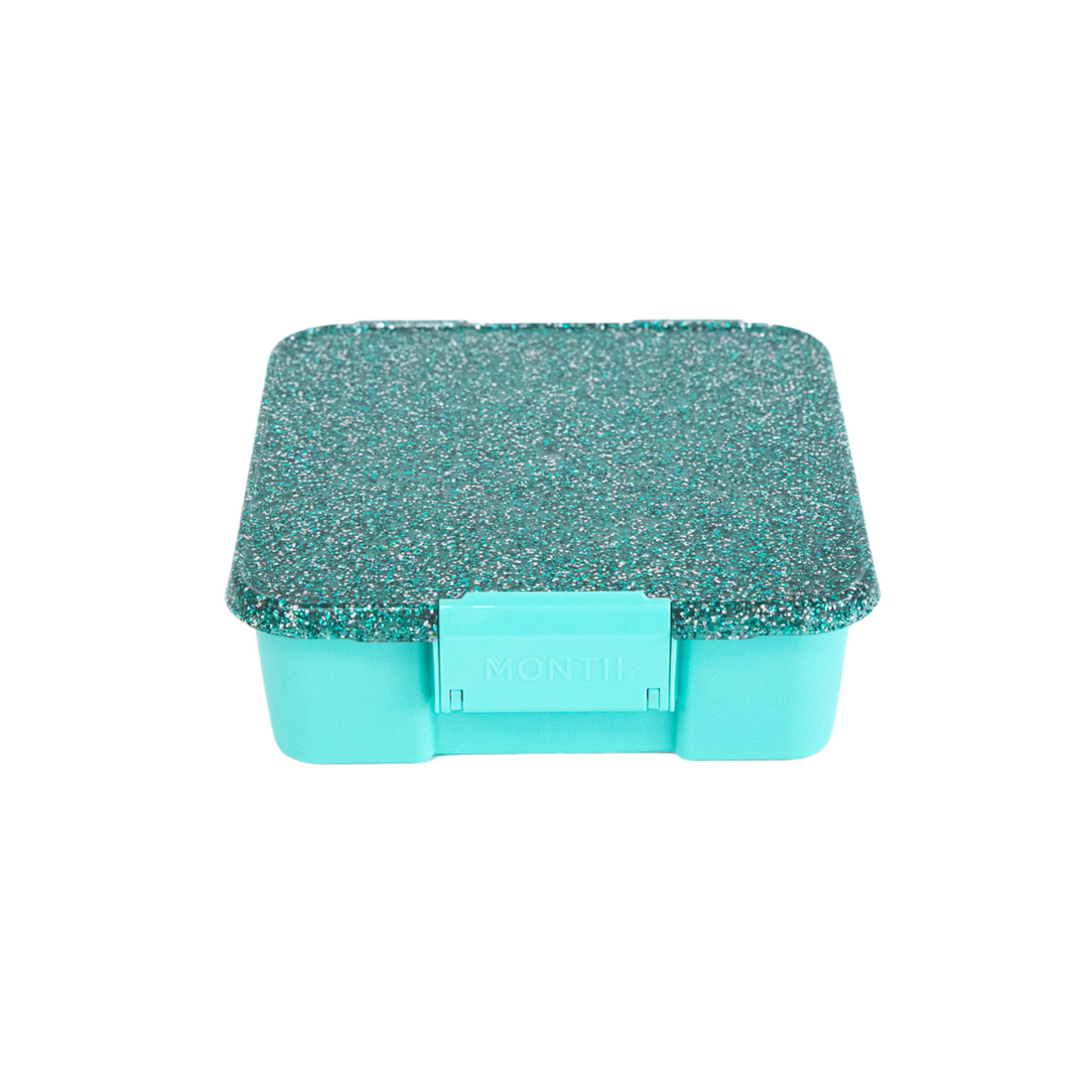 MONTII Lonchera Bento Five Glitter Turquesa