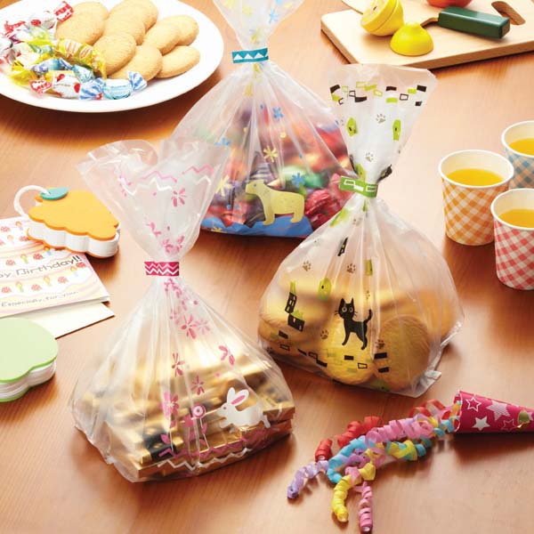 Bolsas Desechables Candy Bag walking animals incluye stickers