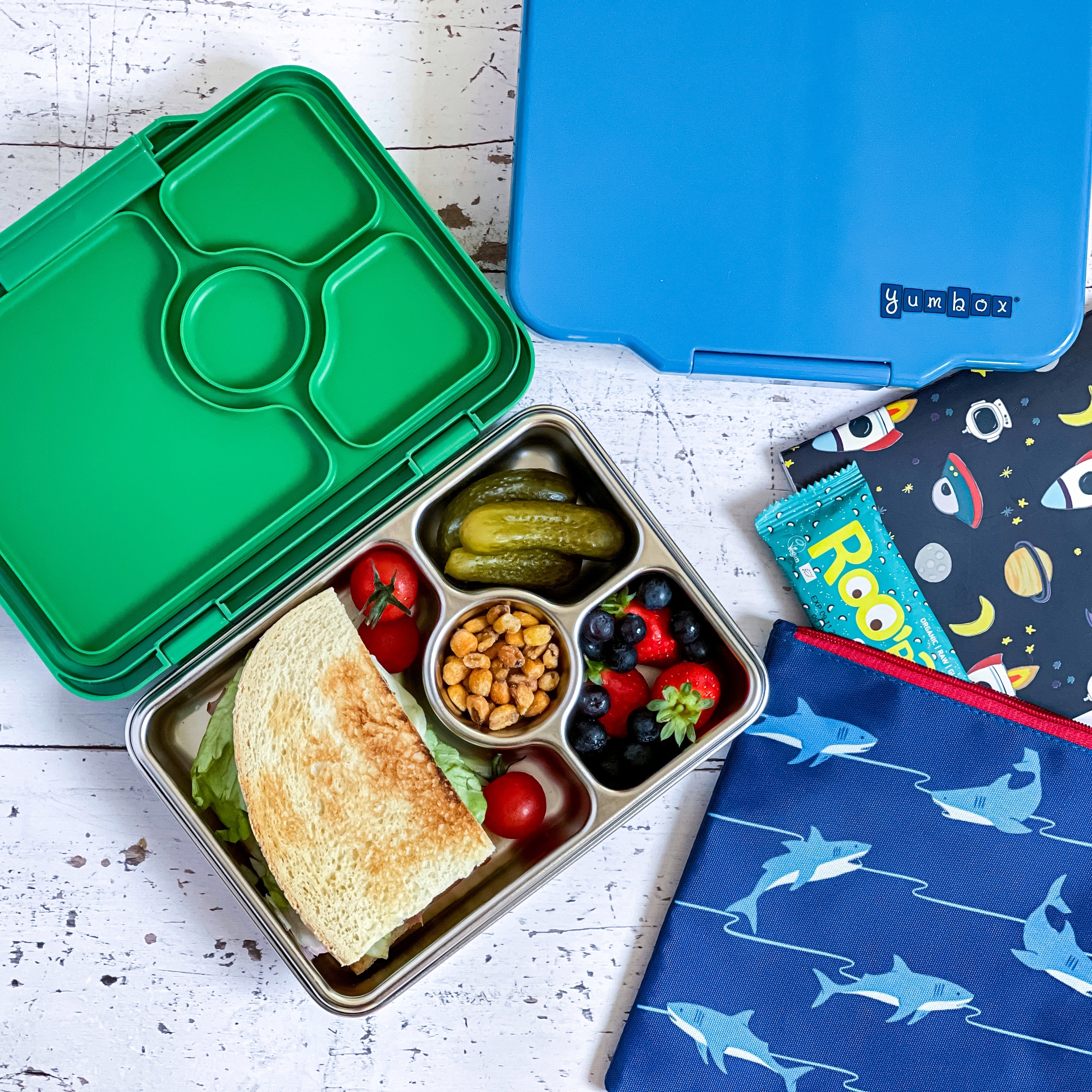 Lonchera Yumbox Pret Acero Inoxidable Verde