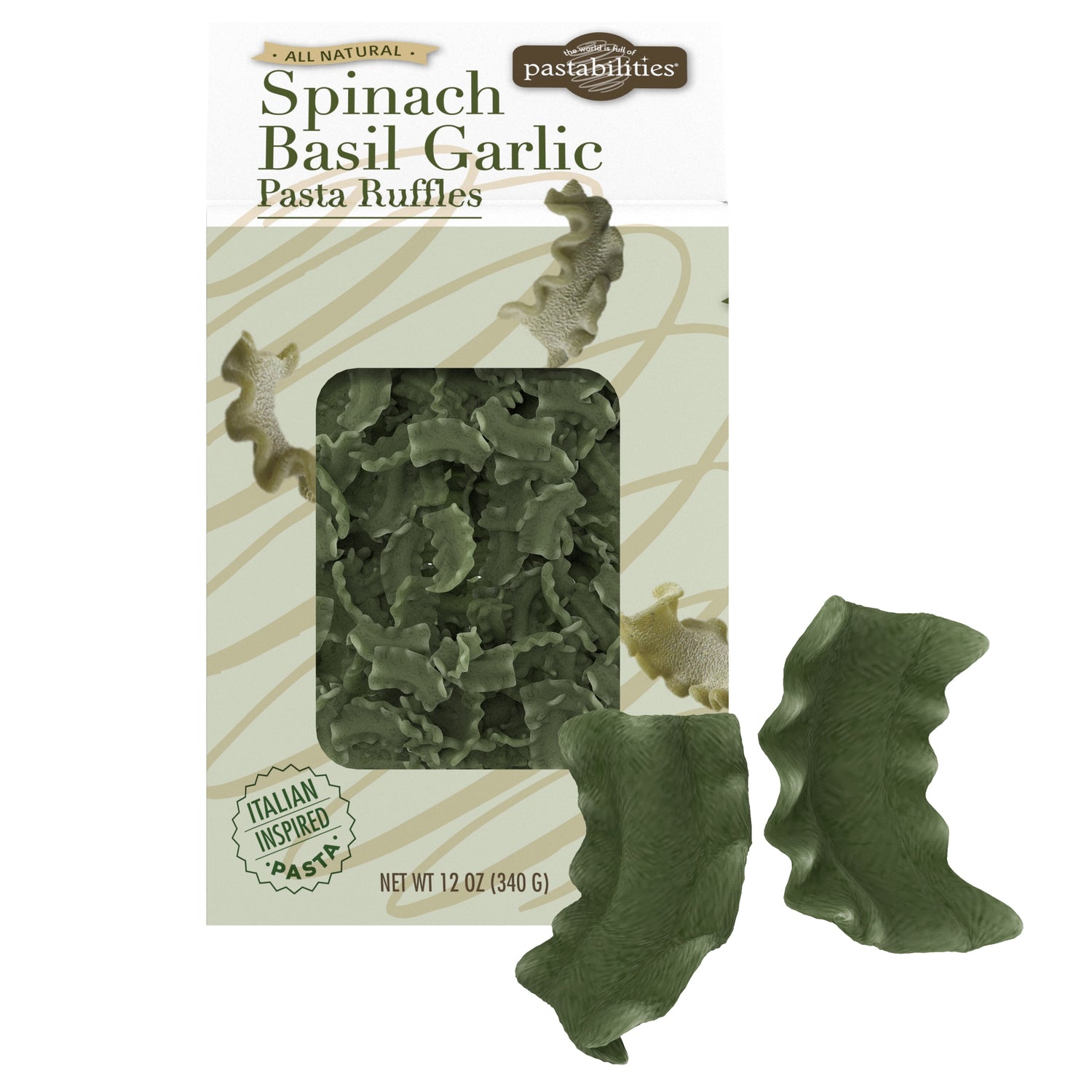 Pasta Pastabilities Spinach Basile Garlic 340g