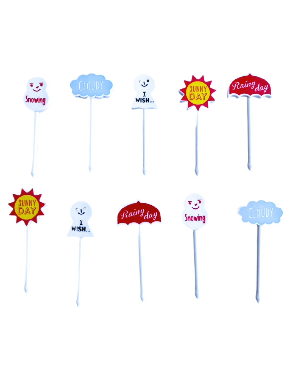 Palillos Snowing Navidad