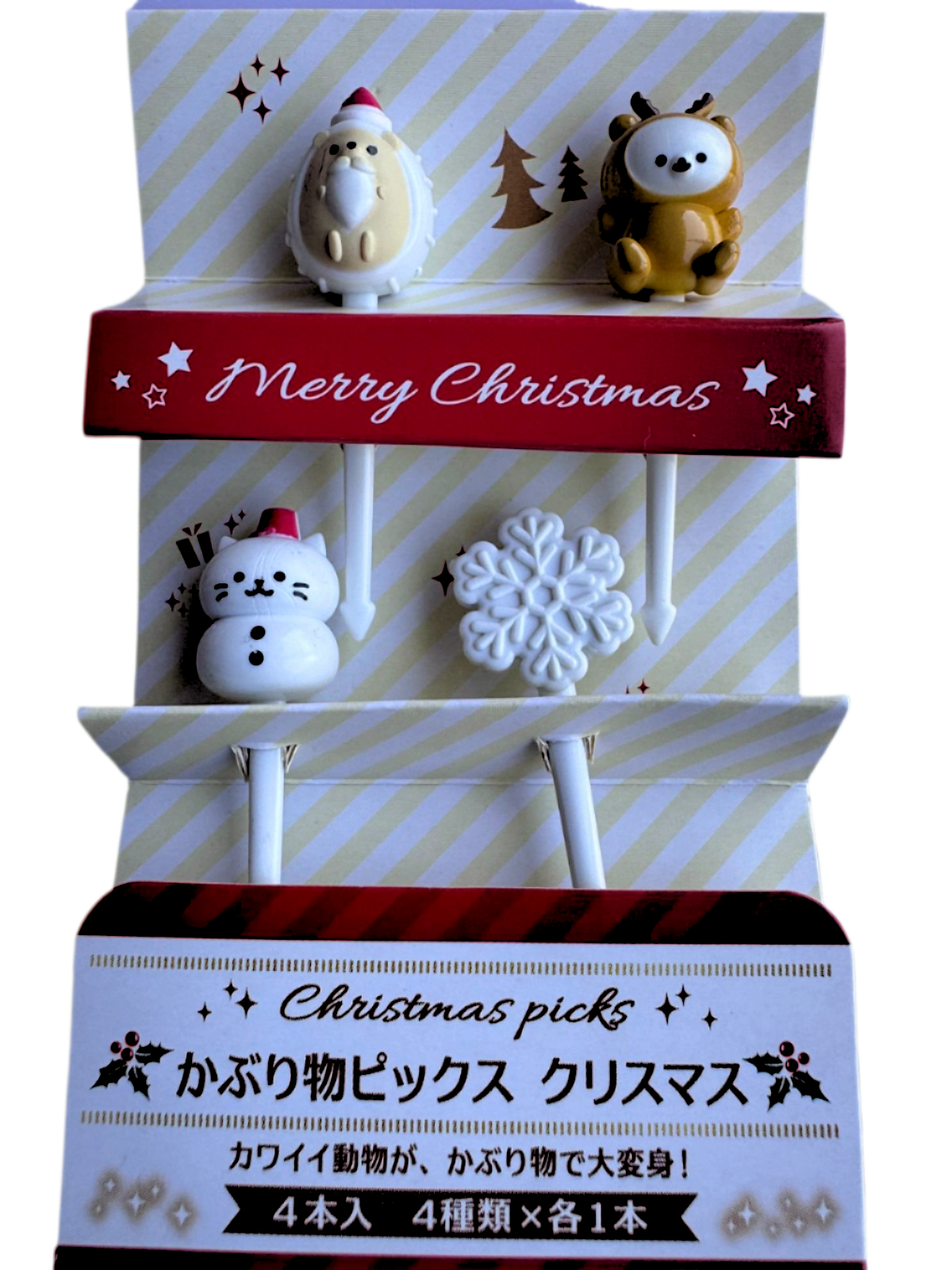 Palillos Copos Navidad