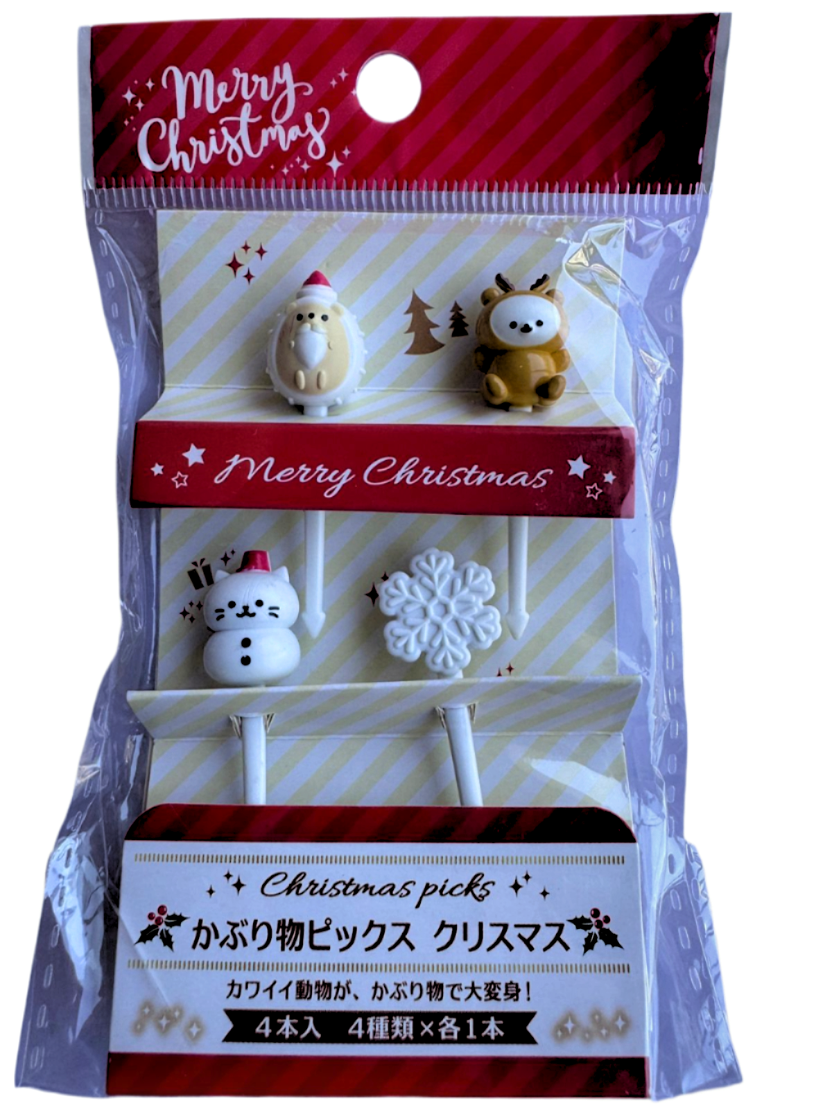 Palillos Copos Navidad