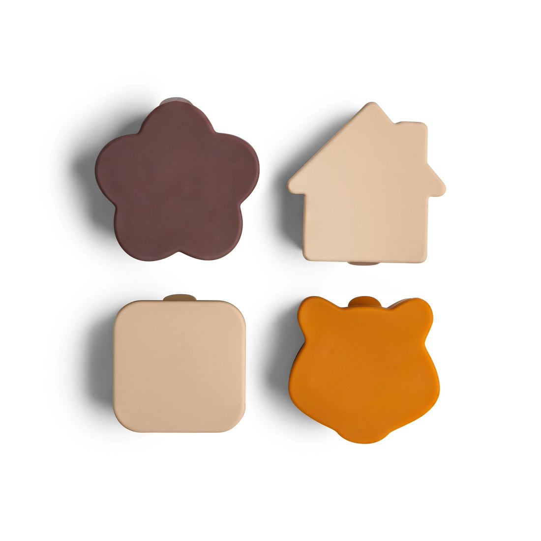 Mini Contenedores Citron Beige 4 piezas Casita Beige