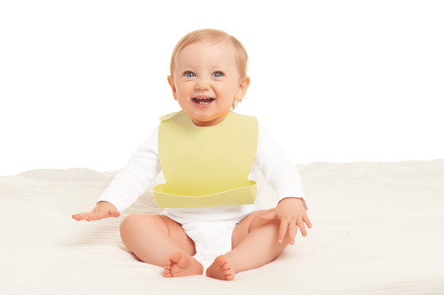 Babero HashTag Kidz Silicon Vainilla +6m