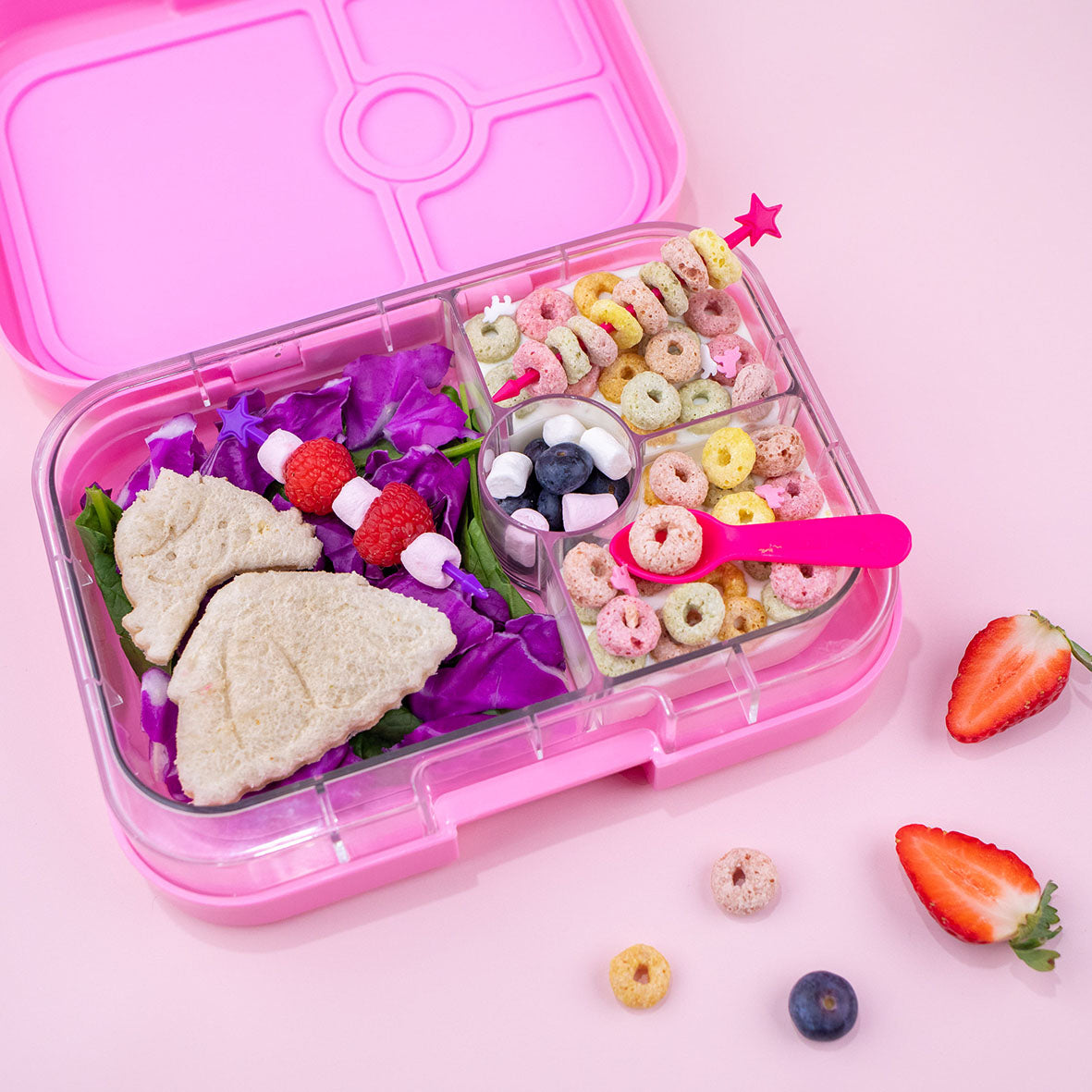 Bento Set Cups de Silicon The Lunch Punch