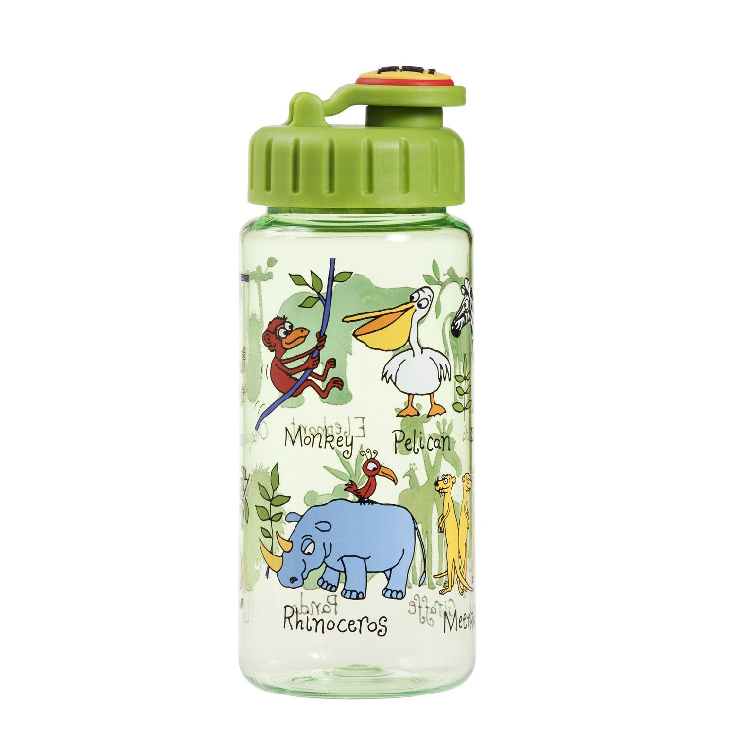 Tritan Drinking Bottle wiht removable Pop Up Straw Jungle