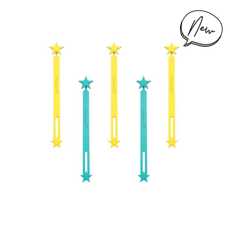 Sujetadores de Silicon The Lunch Punch Wrap bands - Amarillo