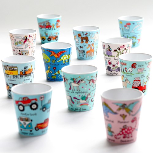 Vaso Tyrrel Katz Melamina 8cm x 7 cm Kids