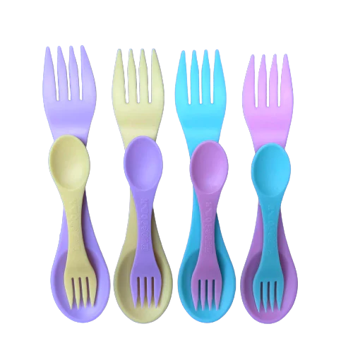 Juego de Mini Sporks Cuchara y Tenedor en uno
