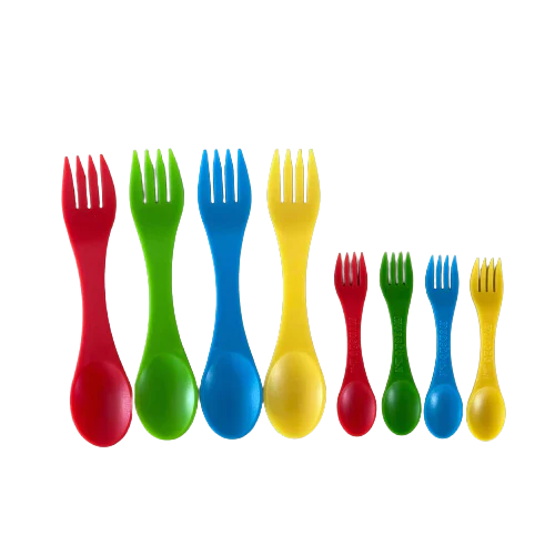 Juego de Mini Sporks Cuchara y Tenedor en uno
