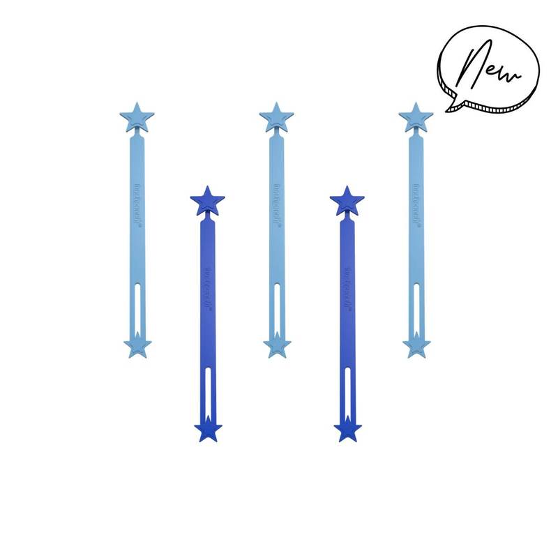 Sujetadores de Silicon The Lunch Punch Wrap bands - Azul