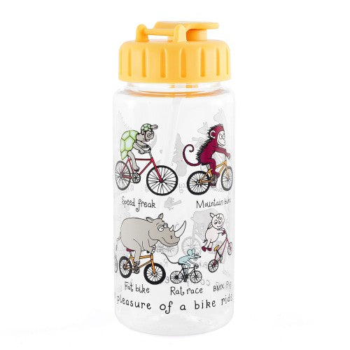 Botella Tyrrel Katz Bikes 400 ml con popote Kids